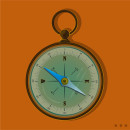 Crazy compass. Un proyecto de Diseño, Ilustración tradicional e Ilustración digital de Alice Millan - 09.04.2020