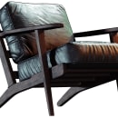 Brooks Lounge Chair. 3D, Arquitetura de interiores, e Arquitetura digital projeto de arq.winder.flores - 10.04.2020