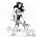 Mi Proyecto del curso: Ilustración para cómics: anatomía de un superhéroe. Comic, Esboçado, e Desenho projeto de Maria Alejandra Fajardo - 11.04.2020