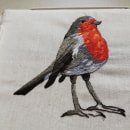 Mi Proyecto del curso: Pintar con hilo: técnicas de ilustración textil. Un proyecto de Bordado de Anu Mena - 11.04.2020