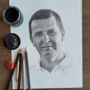Mi Proyecto del curso: Retrato realista con lápiz de grafito. Un proyecto de Dibujo de Retrato de Henar - 13.04.2020