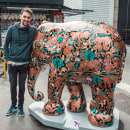 ELEPHANT PARADE // ART EXHIBITION. Traditional illustration, Fine Arts, Painting, Street Art, and Artistic Drawing project by Mauro Martins - 04.16.2020