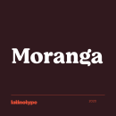 Moranga. Desenho tipográfico projeto de Latinotype - 24.06.2020