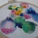 Mi Proyecto del curso: Técnicas básicas de bordado y acuarela. Arts, Crafts, Creativit, Watercolor Painting, and Embroider project by Noe Mora - 04.26.2020