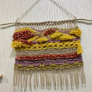 My project in Introduction to Textile Weaving course. Artesanato projeto de Thao Pham - 27.04.2020