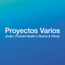 Proyectos Varios (mda+, Promed Health y Stocks & Clima). Een project van Grafisch ontwerp y Webdesign van Maurici Parellada - 27.04.2020