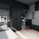 Dormitorio masculino ADN TRANQUILIDAD. Un projet de Architecture d'intérieur de Montserrat Ly - 28.04.2020