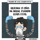 Diario de una cuarentena: Virus - covid 19. Traditional illustration, Vector Illustration, Graphic Humor, and Digital Drawing project by Fedde Carroza - 04.28.2020