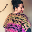 Kimono de ganchillo. 100% lana. Fiber Arts, and DIY project by Marta Morán Serrano - 04.28.2020