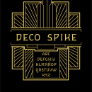 DECO SPIKE. Un proyecto de Diseño gráfico, Tipografía y Diseño tipográfico de Cristina Merino - 29.04.2020