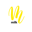 Milk poster. Digital Lettering, and Digital Design project by Ula Julia - 04.29.2020
