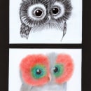 Owl. Ilustração tradicional, e Desenho a lápis projeto de Geisly Rodriguez - 03.05.2020