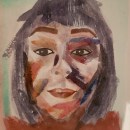 Self Portrait. Watercolor Painting project by Jo Turner - 05.05.2020