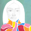 Mi Proyecto del curso: Retrato con lápiz, técnicas de color y Photoshop. Ilustração de retrato projeto de Yoselin Rodriguez - 06.05.2020