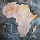 "African Skies": My project in Modern Watercolor Techniques course. Un projet de Créativité , et Aquarelle de Olga Sotiriadou - 06.05.2020