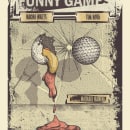 Funny Games. Design de cartaz projeto de Alborán Cañizares Vizcaíno - 08.05.2020