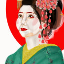 Kyoto . Un progetto di Ritratto illustrato di Zu Mayor - 08.05.2020