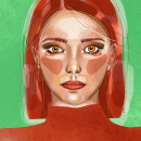 Ginger. Un proyecto de Ilustración de retrato de Zu Mayor - 08.05.2020