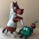 Mini Horse and Hay Sidekick Art Toys. To, Design, 3D Modeling, 3D Character Design, Art To, and s project by Marti McGinnis - 05.10.2020