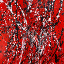 Felling black, red and white (2020) Ein Projekt aus dem Bereich Bildende Künste, Malerei, Malerei mit Acr, l und Brush Painting von Celeste Santaella García - 13.05.2020
