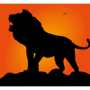 Lion King. Ilustração digital projeto de Luigi Bosso - 14.05.2020
