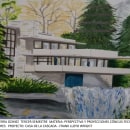la casa de la cascada dibujo . Architecture project by Aleja Gomez - 05.14.2020