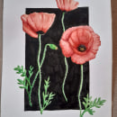 Watercolour flowers. Un proyecto de Ilustración tradicional, Pintura y Pintura a la acuarela de Sara Boido - 15.05.2020