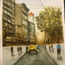 Mis Proyectos del curso: Paisajes urbanos en acuarela.  project by ferchitaordo - 05.16.2020