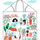 Gardening. Ilustração digital projeto de Sara Tomate - 16.05.2020