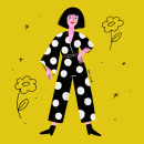 Yellow Fellow. Un projet de Illustration numérique et Illustration de portrait de Sara Tomate - 16.05.2020