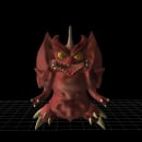 Dragon juguete godzila 3D . 3D, and 3D Modeling project by Sergio Arvizu Blanco - 05.24.2020