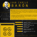 CV. Un proyecto de Diseño, Diseño editorial, Tipografía y Diseño tipográfico de Juan Camilo Barón Robayo - 30.04.2020