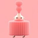 Pink Series. Design von 3-D-Figuren und Illustration project by Laurie Rowan - 01.05.2019