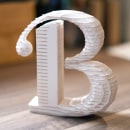 3D letter design. Design, 3D, 3D Design, T, pograph, and Design project by Anna Serrat - 02.16.2020