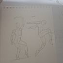 Figuras humanas en movimiento. Desenho artístico projeto de Marcos Rodriguez - 04.06.2020