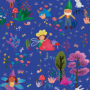 Meu projeto do curso: Design de padrões ilustrados. Un proyecto de Ilustración, Ilustración infantil y Dibujo digital de Juliana Barretto - 04.06.2020