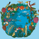 Día Mundial del Medio Ambiente. Traditional illustration project by Esther Burgueño Vigil - 06.05.2020
