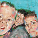 family selfie. Un progetto di Illustrazione digitale, Ritratto illustrato e Disegno di ritratti di bonkers - 06.06.2020