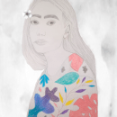 Mi Proyecto del curso: Retrato con lápiz, técnicas de color y Photoshop. Un proyecto de Pintura acrílica de Jéssica Vásquez - 07.06.2020