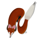 Smart fox . Ilustração digital projeto de Orlando Zamorano - 03.06.2020