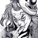 Joker. Traditional illustration, Character Design, Comic, Digital Illustration, Portrait Illustration, and Portrait Drawing project by Ricardo Nask - 06.10.2020