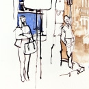 Ouro Preto - Urban Sketcher. Projekt z dziedziny Trad, c, jna ilustracja,  R, sunek i Malowanie akwarelą użytkownika Raro de Oliveira - 12.06.2020