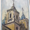 My project in Architectural Sketching with Watercolor and Ink course. Un proyecto de Pintura de Donna Rees - 13.06.2020