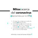 Mitos acerca del coronavirus. Un projet de Conception d'affiches de Orlando Villalta Solano - 16.06.2020
