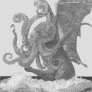 Lovecraft - Cthulhu Ein Projekt aus dem Bereich Traditionelle Illustration, Kreativität, Zeichnung und Prägung von Ruth Bernardette Sacristán Expósito - 17.06.2020