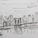My New York. Ink Illustration project by Anna Korosadowicz - 06.23.2020