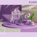 My project in Abstract Compositions with Cinema 4D course & Purple Project. Un proyecto de Diseño 3D de Vasilis Chatzopoulos - 24.06.2020