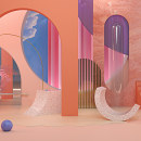 My project in Abstract Compositions with Cinema 4D course. Un projet de Modélisation 3D de Joy Oh - 26.06.2020