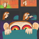 El descubrimiento del mono: Introducción a la psicología del color: la narrativa cromática. Desenho digital projeto de Martín Almeida - 28.06.2020