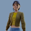 Kassie. 3D, Character Design, Creativit, Drawing, and 3D Design project by Gustavo Melo - 06.20.2020